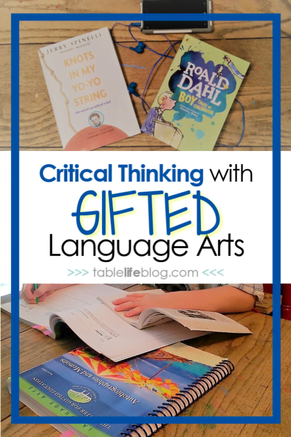 Critical Thinking with Gifted Language Arts