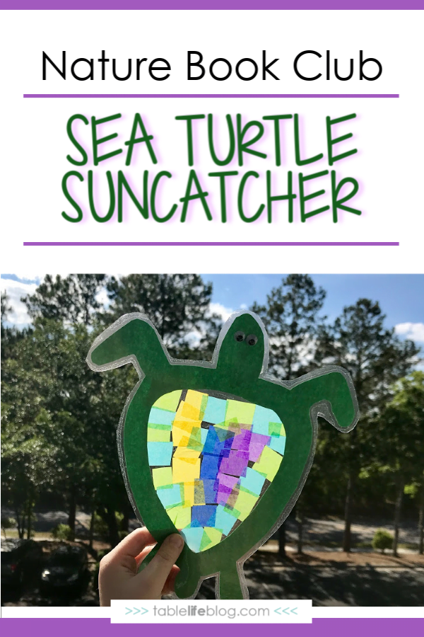 Nature Book Club: Sea Turtle Suncatcher Craft