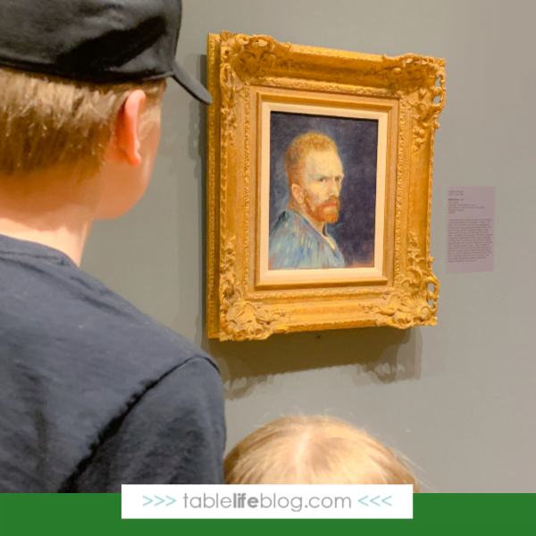 My kids loved the Vincent Van Gogh and His Inspirations exhibit at the Columbia Museum of Art!