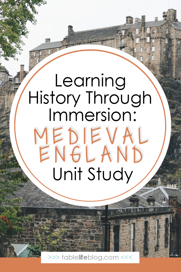 This Medieval England Unit Study is a perfect way to dive into the Middle Ages in your homeschool!