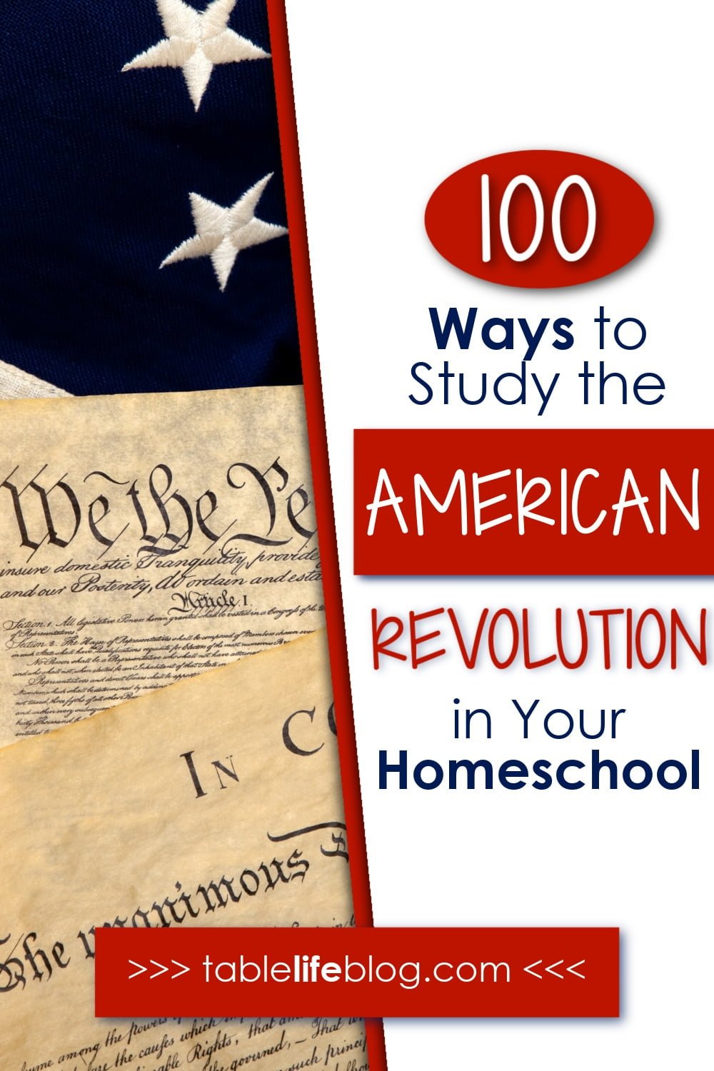 Planning to cover the American Revolution in your homeschool? We've got a great list of 100 resources to make it happen.