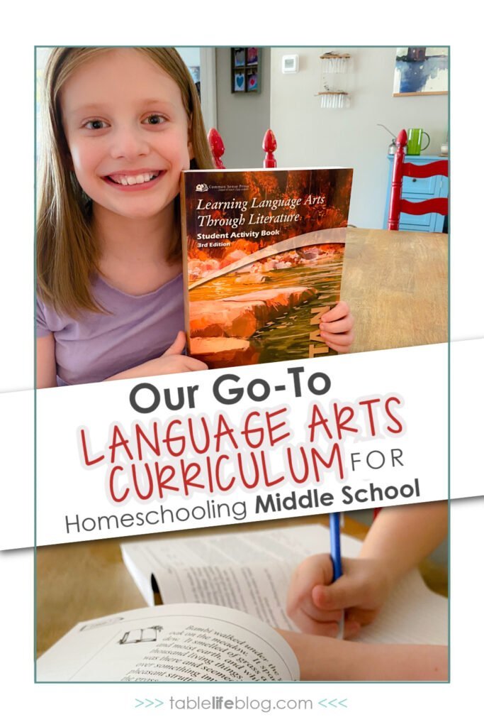 Looking for the best language arts curriculum option for the middle school years? Here’s what you should know about Learning Language Arts Through Literature and why it’s an especially great fit for homeschooling middle school.