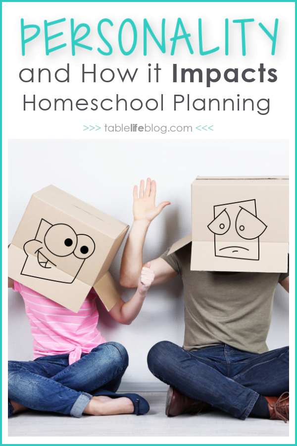 Regardless of which typing system you're using, here's how to factor personality into your homeschool planning. 