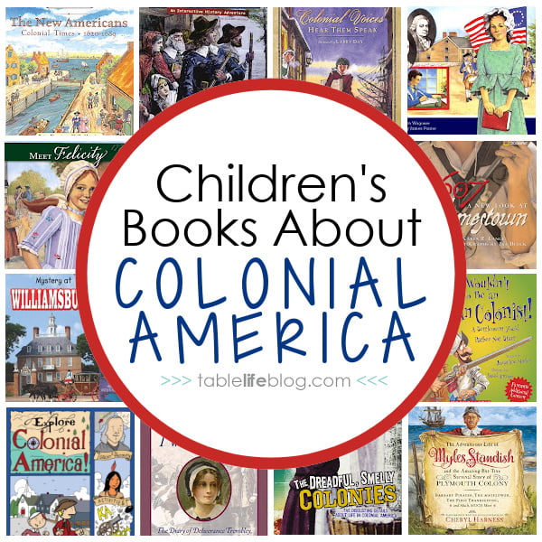 Μελετάτε τις 13 αμερικανικές αποικίες στο σχολείο σας;  Εδώ είναι μερικά υπέροχα παιδικά βιβλία για την Αποικιακή Αμερική που θα σας βοηθήσουν να μάθετε! 