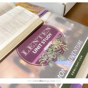 Looking for an easy, but meaningful way to experience the Lent season with your family? This Lenten Unit Study can help!